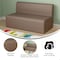 Flash Furniture Bright Beginnings Commercial Grade Modular Classroom Soft Seating, Armless 2-Seater Sofa, Neutral Vinyl MK-KE15709-GG - alternate 7